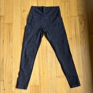 Aerie Gray Leggings High Waist Stretch